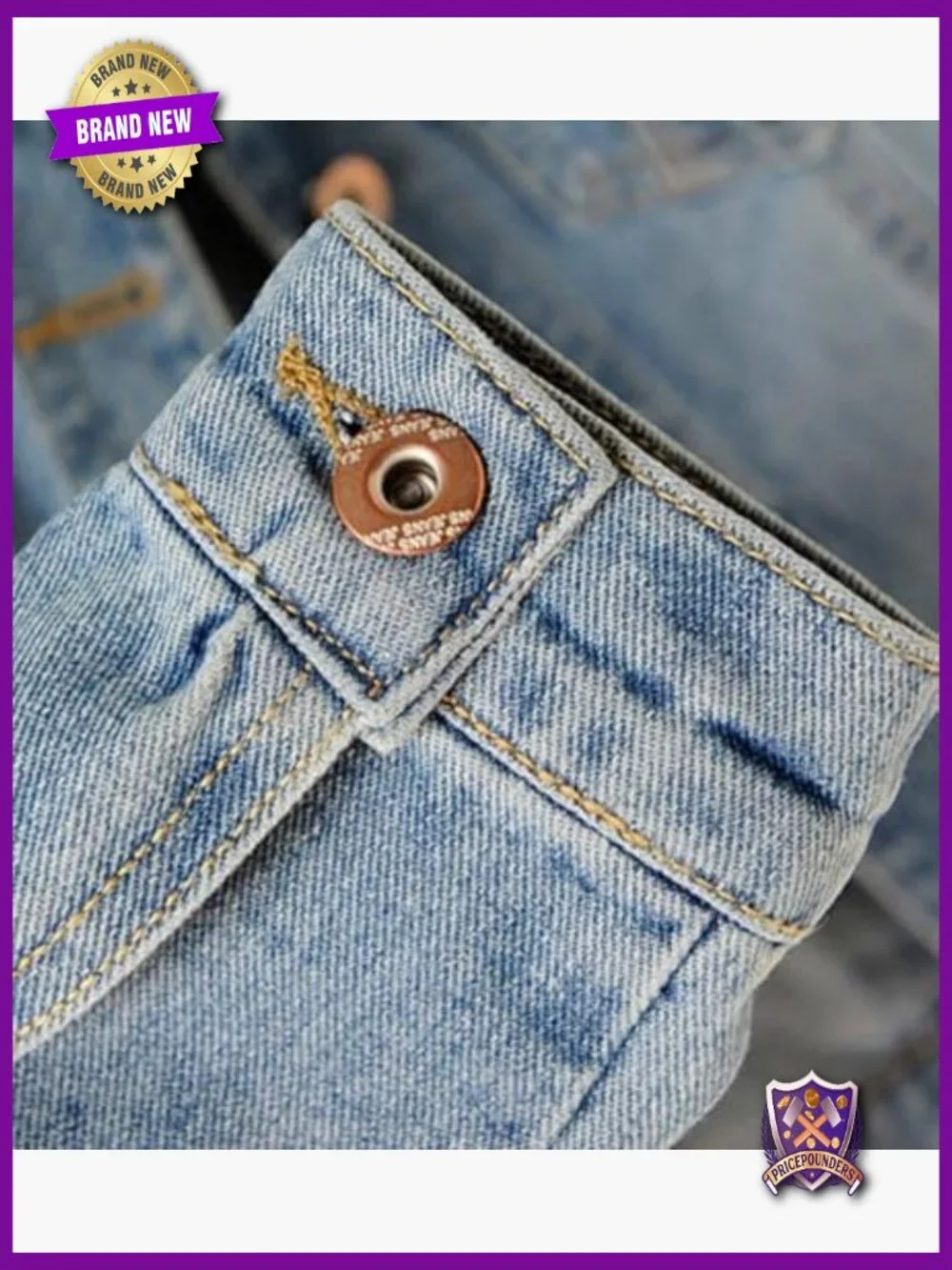 Vintage Button Down Long Sleeve Denim Jean Jacket
